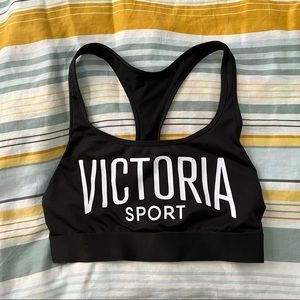 Victoria Sport Black Racerback Sports Bra - S
